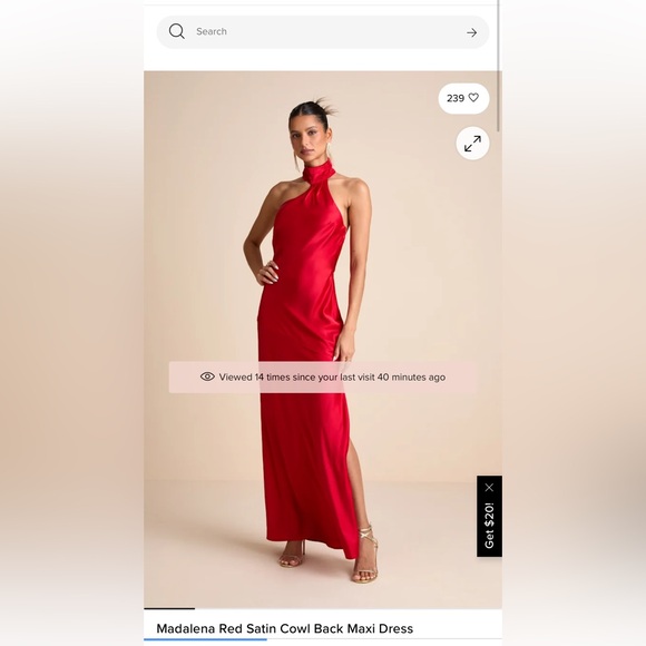 Dresses & Skirts - Lulus red dress